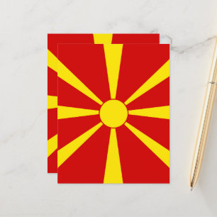 Flagge Nordmakedonien