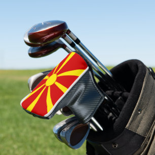 Flagge Nordmakedonien Golf Headcover