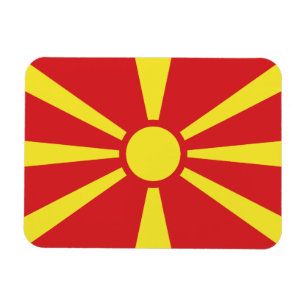 Flagge Nordmakedonien Magnet