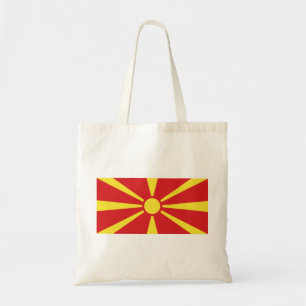 Flagge Nordmakedonien Tragetasche