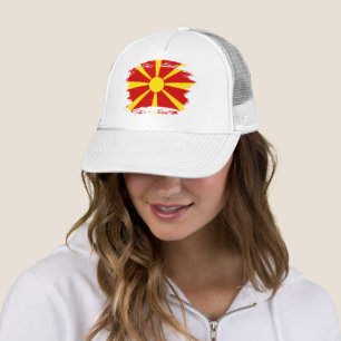 Flagge Nordmakedonien Truckerkappe
