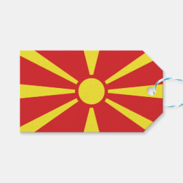 Flagge Nordmakedoniens Geschenkanhänger