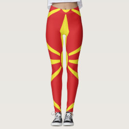 Flagge Nordmakedoniens Leggings