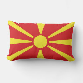Flagge Nordmakedoniens Lendenkissen
