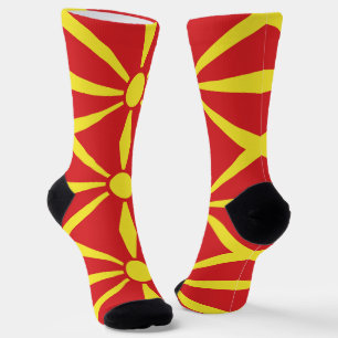 Flagge Nordmazedoniens Socken