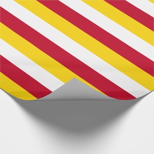 Flagge Nordossetiens Geschenkpapier (Ecke)