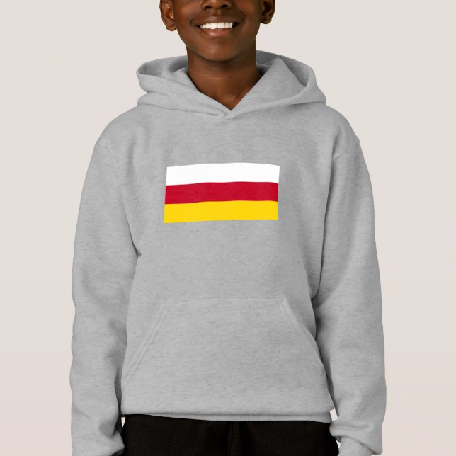 Flagge Nordossetiens Hoodie (Vorderseite)