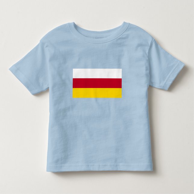 Flagge Nordossetiens Kleinkind T-shirt (Vorderseite)