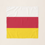Flagge Nordossetiens Schal<br><div class="desc">Patriotische Flagge von Nordossetien Alania.</div>