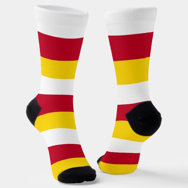 Flagge Nordossetiens Socken (Gewinkelt)