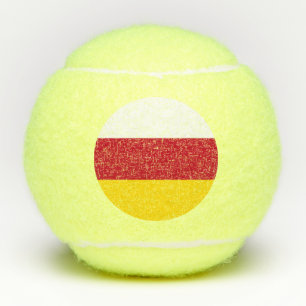 Flagge Nordossetiens Tennisbälle