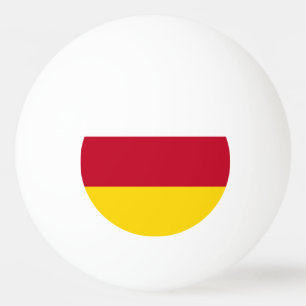 Flagge Nordossetiens Tischtennisball
