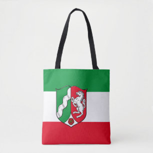 Flagge Nordrhein-Westfalen Tote-Beutel