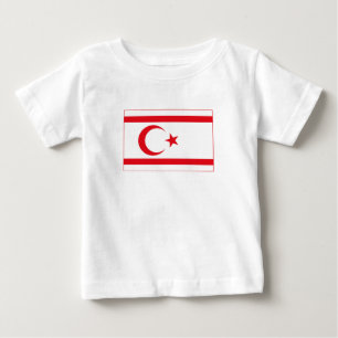 Flagge Nordzyperns Baby T-shirt