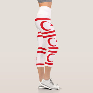 Flagge Nordzyperns Capri Leggings