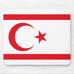 Flagge Nordzyperns Mousepad