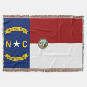Flagge North Carolina Decke