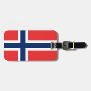 Flagge Norwegen einfacher Identifikation Gepäckanhänger
