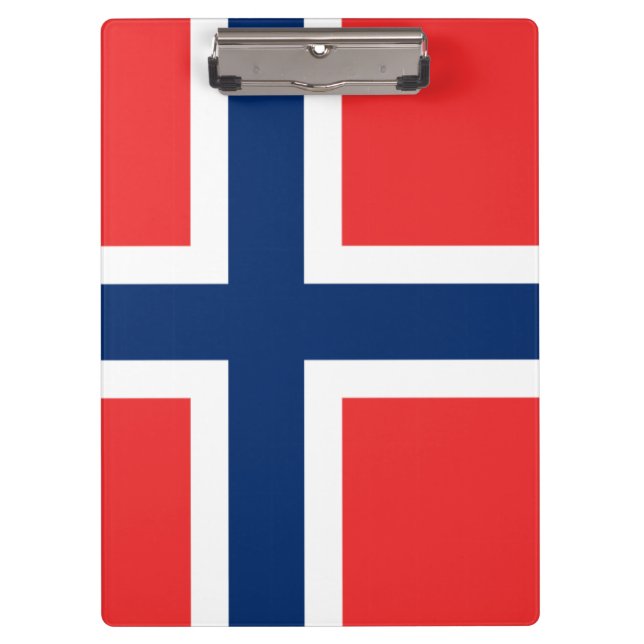 Flagge Norwegen Zwischenablage Klemmbrett (Vorderseite)