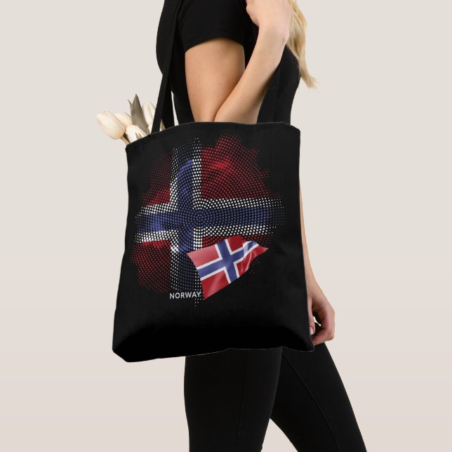 Flagge Norwegens (Von Nahem)