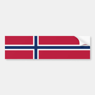 Flagge Norwegens Autoaufkleber
