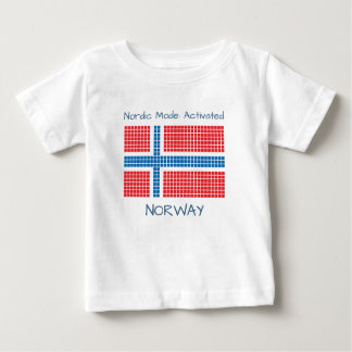Flagge Norwegens Baby T-shirt