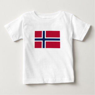 Flagge Norwegens Baby T-shirt