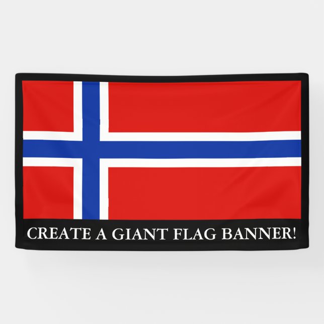 Flagge Norwegens Banner (Horizontal)
