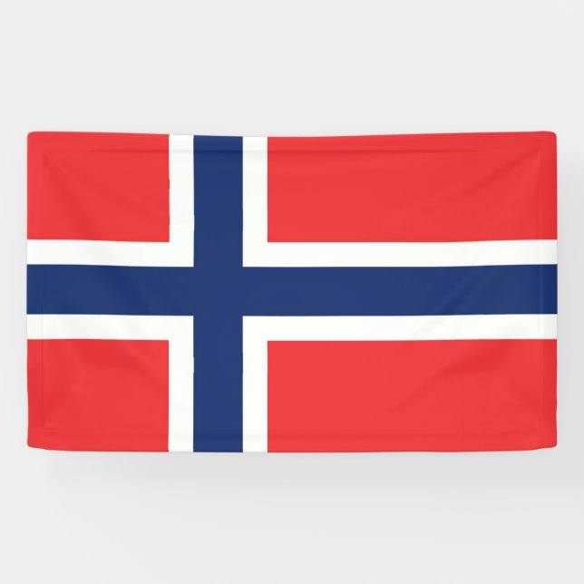 Flagge Norwegens Banner (Horizontal)
