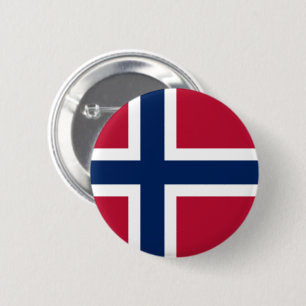 Flagge Norwegens Button