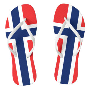 Flagge Norwegens Flip Flops