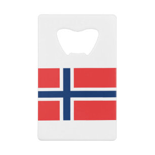 Flagge Norwegens Geldbeutel Flaschenöffner