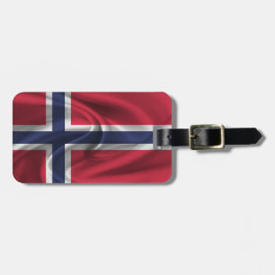 Flagge Norwegens Gepäckanhänger