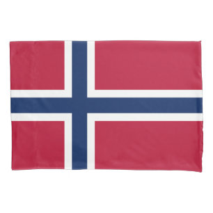 Flagge Norwegens Kissenbezug