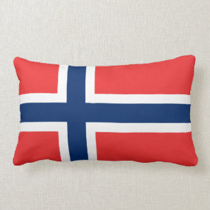 Flagge Norwegens Lendenkissen