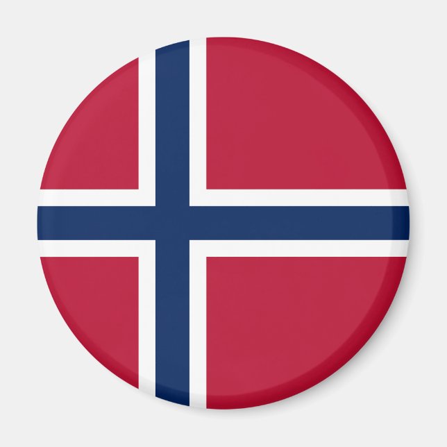 Flagge Norwegens Magnet (Vorne)