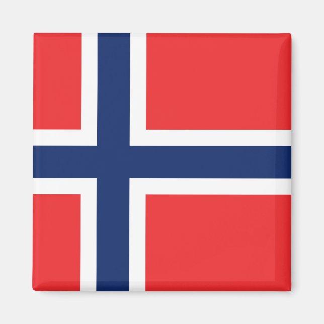 Flagge Norwegens Magnet (Vorne)