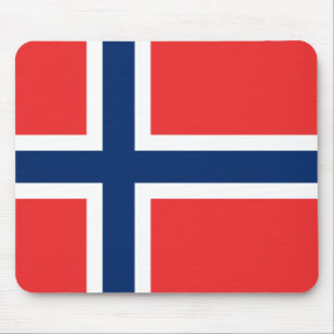 Flagge Norwegens Mousepad