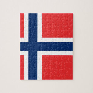 Flagge Norwegens Puzzle