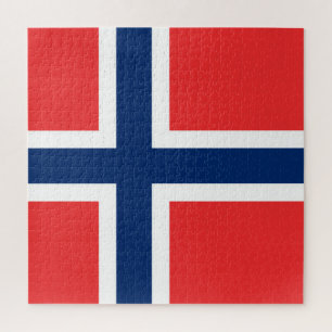 Flagge Norwegens Puzzle