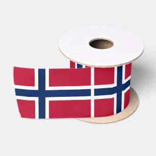 Flagge Norwegens Satinband