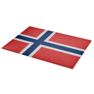 Flagge Norwegens Schneidebrett