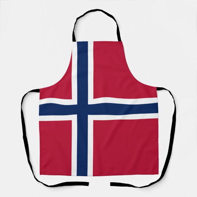 Flagge Norwegens Schürze (Vorderseite)