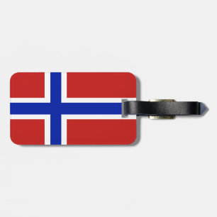 Flagge Norwegens skandinavische Gepäckanhänger