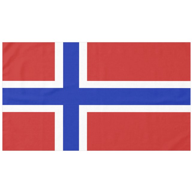 Flagge Norwegens skandinavische Tischdecke (Vorderseite (Horizontal))