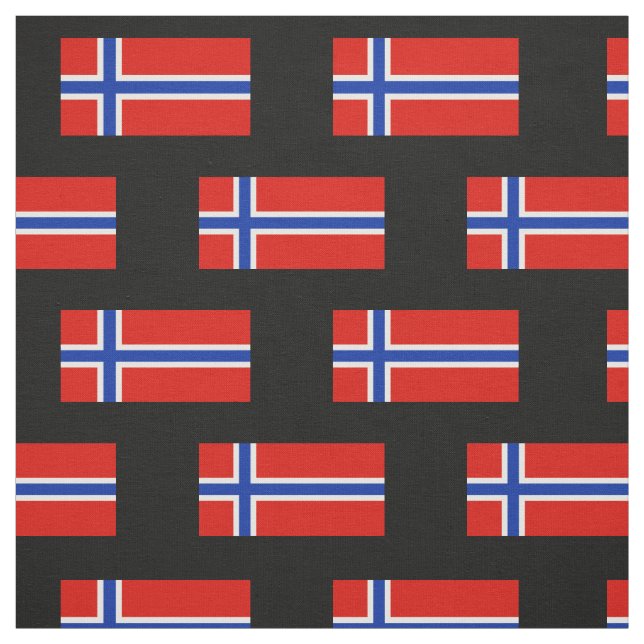 Flagge Norwegens Stoff (Muster)