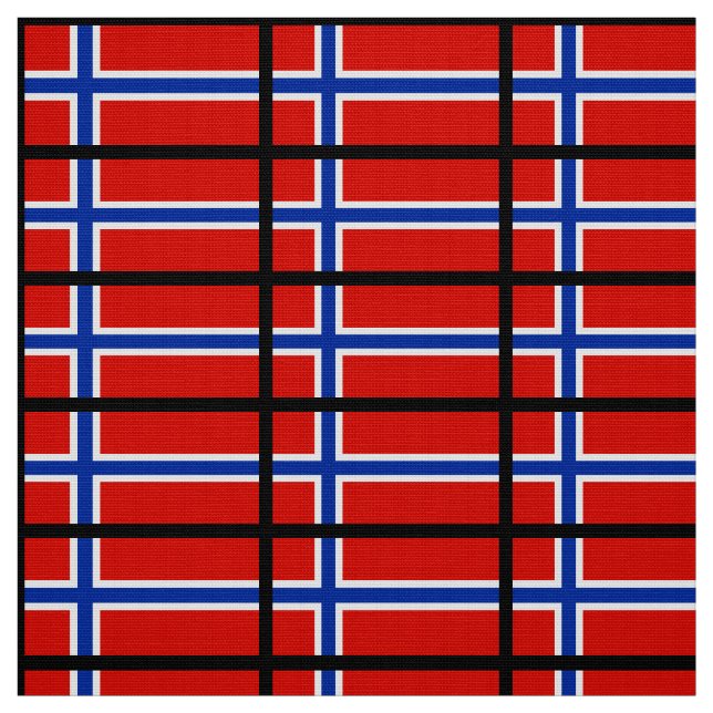 Flagge Norwegens Stoff (Muster)