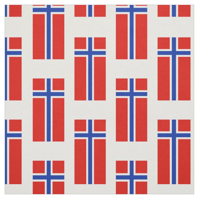 Flagge Norwegens Stoff (Muster)