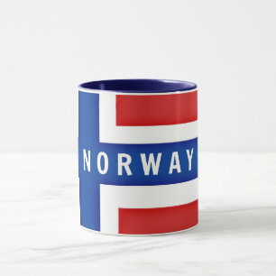 Flagge Norwegens Tasse