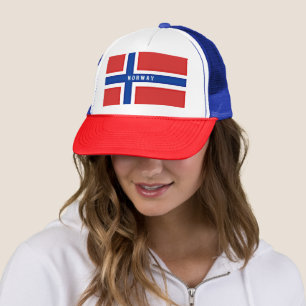Flagge Norwegens Truckerkappe